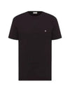 Embroidered Bee Cotton Jersey Short Sleeve T-Shirt Black - DIOR - BALAAN 2