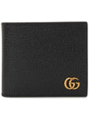 GG Marmont Half Wallet Black - GUCCI - BALAAN 2