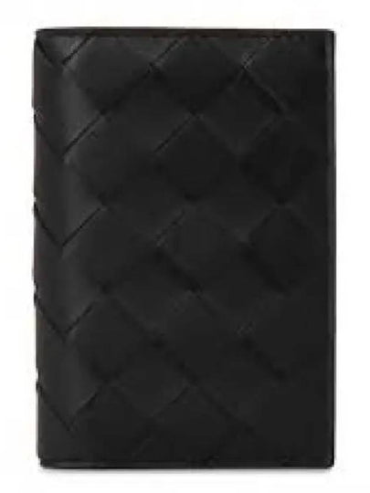 Intrecciato Leather Bicycle Wallet Black - BOTTEGA VENETA - BALAAN 2