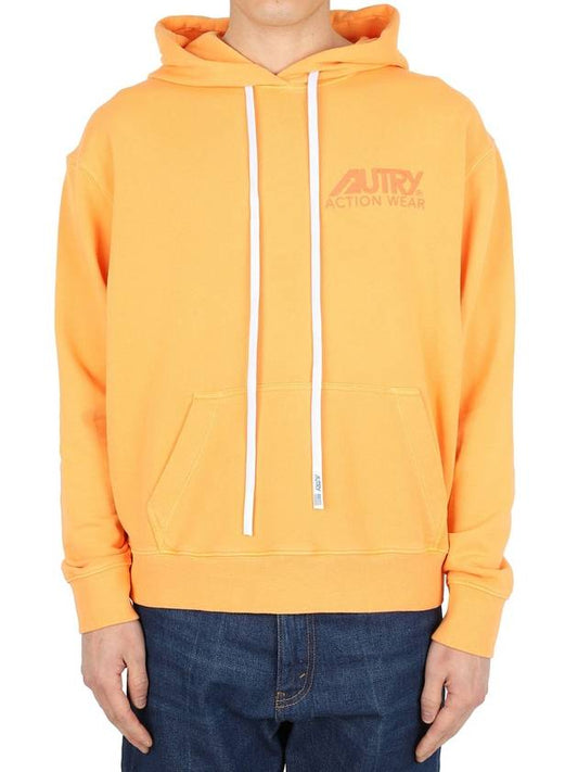 Men's Match Point Round Neck Sweatshirt Orange - AUTRY - BALAAN 2