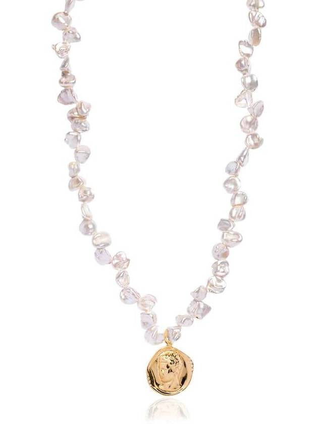 Hermina Athens Hermis Large Lustre Statement Pearl Necklace Accessories - HERMINA ATHENS - BALAAN 1