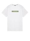 Micro Logo Print Short Sleeve T-shirt White - STONE ISLAND - BALAAN 4