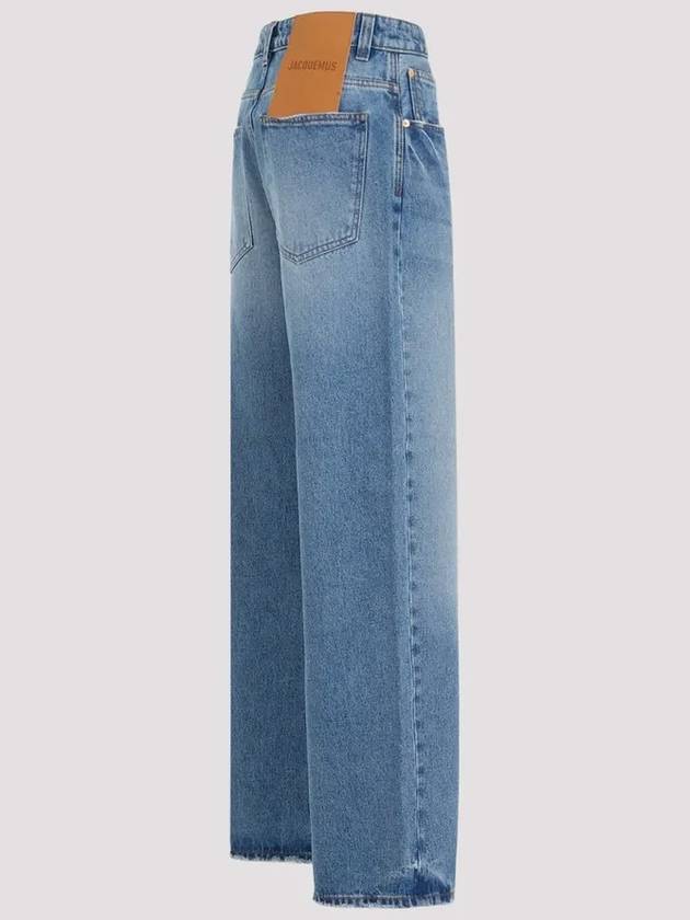 Le De Nimes Oversized Wide Jeans Blue - JACQUEMUS - BALAAN 4