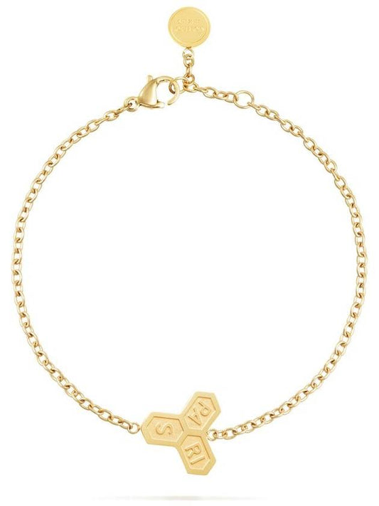Muriel bracelet 13 gold motherofpearl motif 1 - MOIETOII PARIS - BALAAN 2