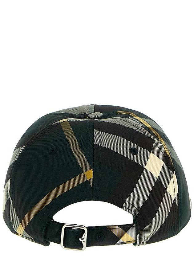 Check pattern ball cap green - BURBERRY - BALAAN 4