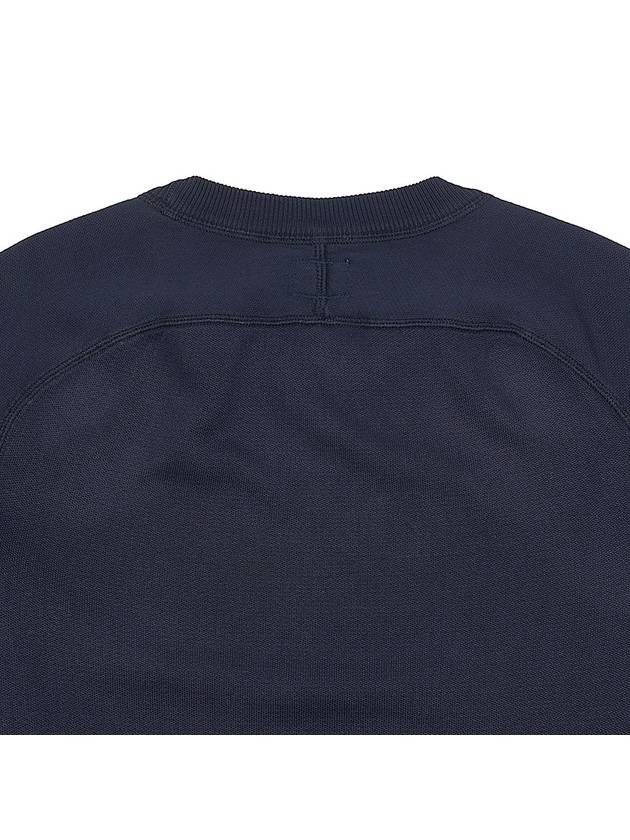 Men's Lens Wappen Pocket Crew Neck Sweatshirt Navy - CP COMPANY - BALAAN 9