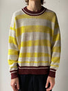 Alpaca Solwy Striped Crew neck Sweater - ISABEL MARANT - BALAAN 6