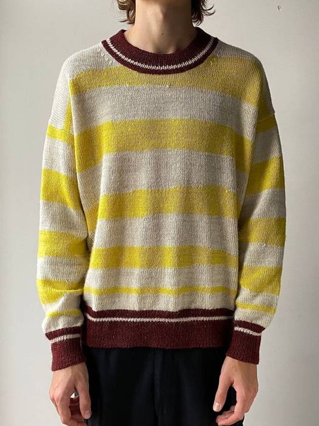 Alpaca Solwy Striped Crew neck Sweater - ISABEL MARANT - BALAAN 6