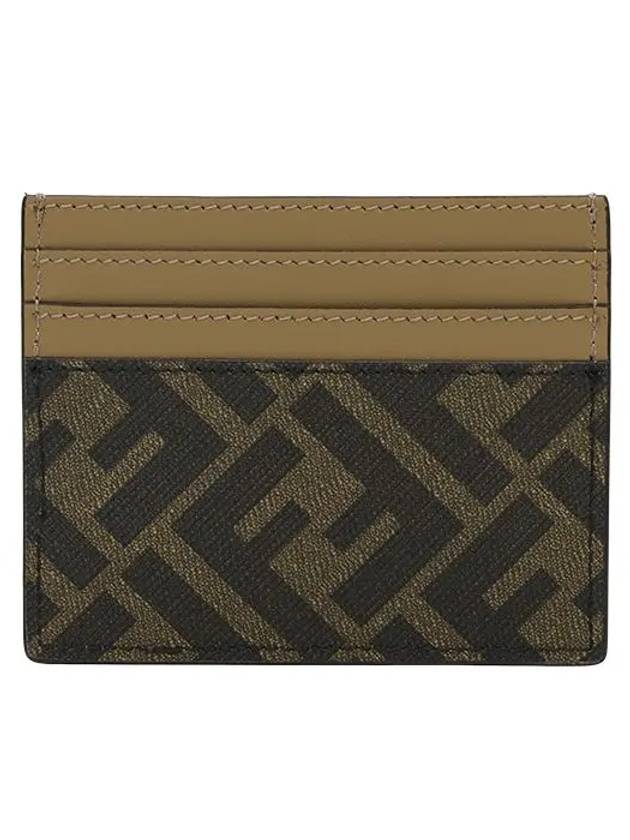 FF Logo Card Wallet Brown - FENDI - BALAAN 4