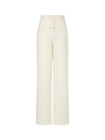 Women s Cashmere Silk Boucle Pants Ivory 270862 - GIORGIO ARMANI - BALAAN 1