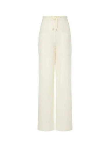 Women s Cashmere Silk Boucle Pants Ivory 270862 - GIORGIO ARMANI - BALAAN 1