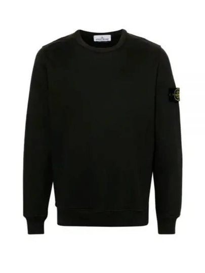 Wappen Patch Crew Neck Cotton Sweatshirt Lead Grey - STONE ISLAND - BALAAN 2