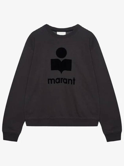 Mikoy Logo Cotton Sweatshirt Fade Black - ISABEL MARANT - BALAAN 2