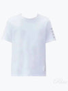 4-Bar Striped Cotton Short Sleeve T-Shirt White - THOM BROWNE - BALAAN 2