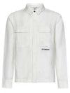 Broken Linen Cotton Long Sleeve Shirt White - CP COMPANY - BALAAN 2