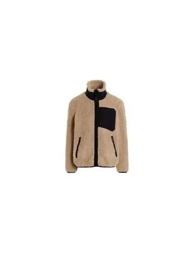 Men's Sagrak Shearling Fleece Zip-Up Jacket Plaza Taupe - MOOSE KNUCKLES - BALAAN 2