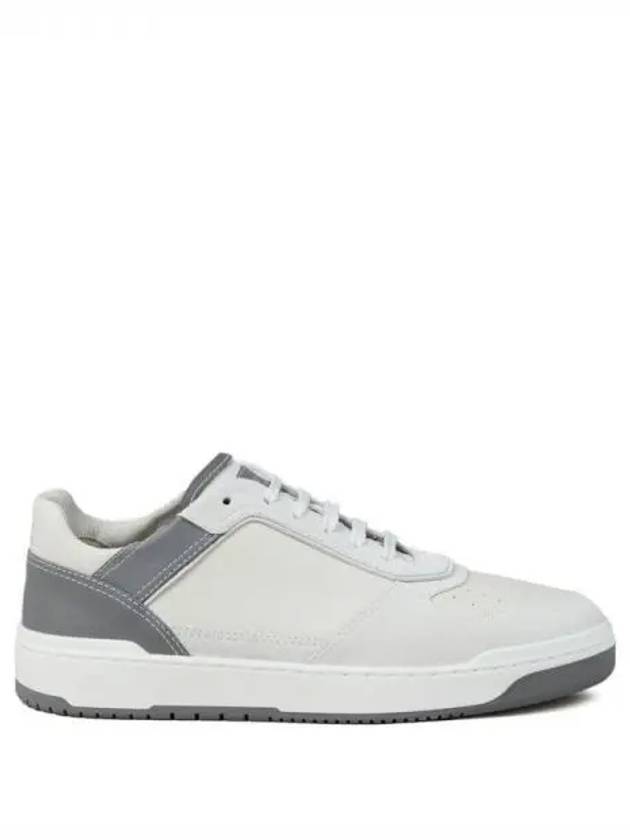 LOGO LEATHER LOW TOP SNEAKERS - BRUNELLO CUCINELLI - BALAAN 1