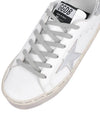 Hi Star White Metallic Silver Heel Tab Sneakers - GOLDEN GOOSE - BALAAN 8