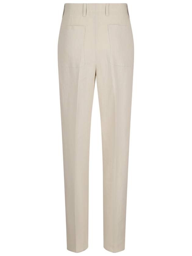 EQATOS LINEN TAPERED TROUSERS - RVR LARDINI - BALAAN 3