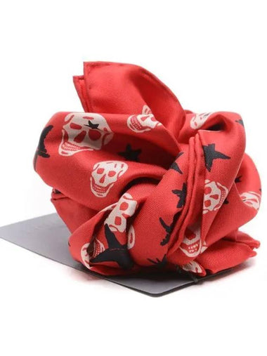 Women s Star Skull Scarf 491658 3001Q 6472 17F 1214914 - ALEXANDER MCQUEEN - BALAAN 1