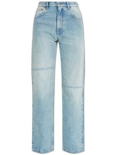 MM6 Maison Margiela Jeans With Vintage Effect, Women's, Blue - MAISON MARGIELA - BALAAN 1