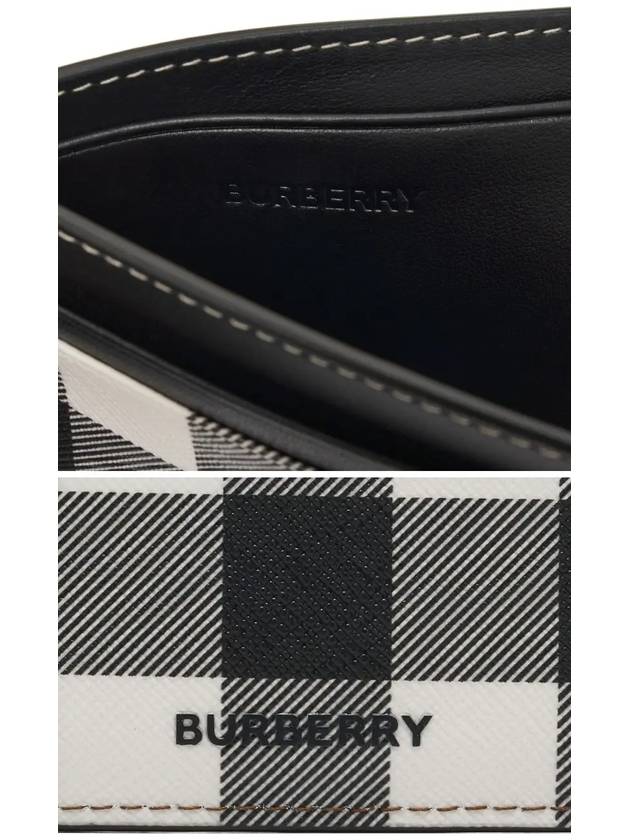 Check Print 2-tier Card Wallet Dark Burch Brown - BURBERRY - BALAAN 5