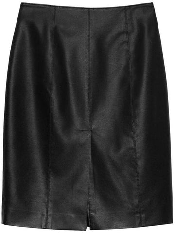 Msgm Midi Skirt With Slit Clothing - MSGM - BALAAN 1