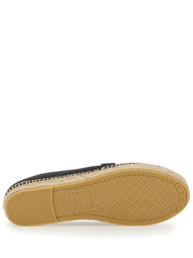 Grosgrain Varsity Penny Loafers Espadrilles Black - THOM BROWNE - BALAAN 5