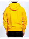 Men's Wappen Patch Softshell Zip Up Hoodie Yellow - STONE ISLAND - BALAAN 5