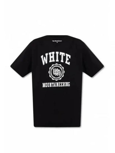 white MOUNTAINEERING WM2271516 BLACK logo printing t shirt - WHITE MOUNTAINEERING - BALAAN 1