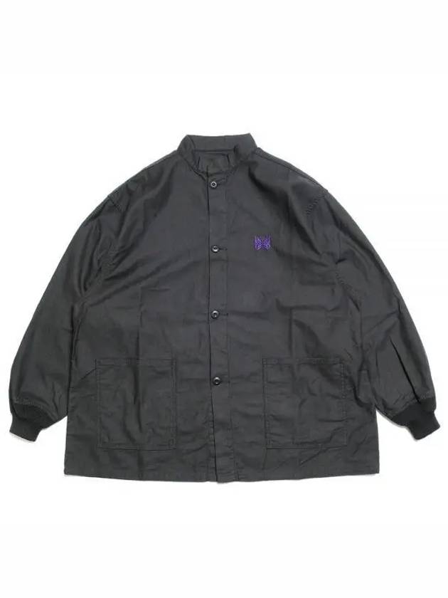 Men s C Army Back Satin Shirt Black 242127 - NEEDLES - BALAAN 1