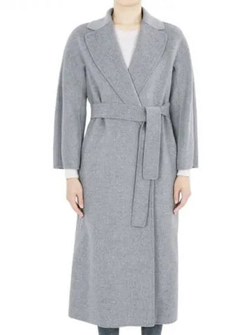 Women s Esturian Virgin Wool Coat Gray 2429016131600 042 1065598 - MAX MARA - BALAAN 1