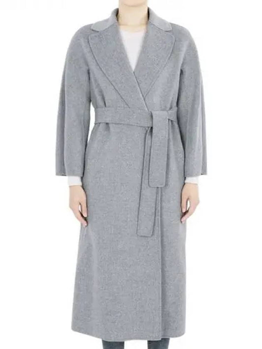 Women s Esturian Virgin Wool Coat Gray 2429016131600 042 1065598 - MAX MARA - BALAAN 1