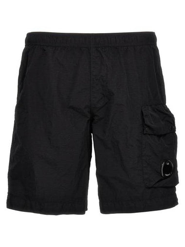 Flat Nylon Lens Beachwear Shorts Black - CP COMPANY - BALAAN 1