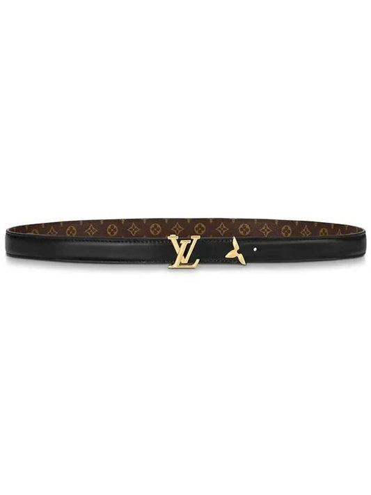 Pretty LV 20MM Reversible Leather Belt Black Brown - LOUIS VUITTON - BALAAN 1