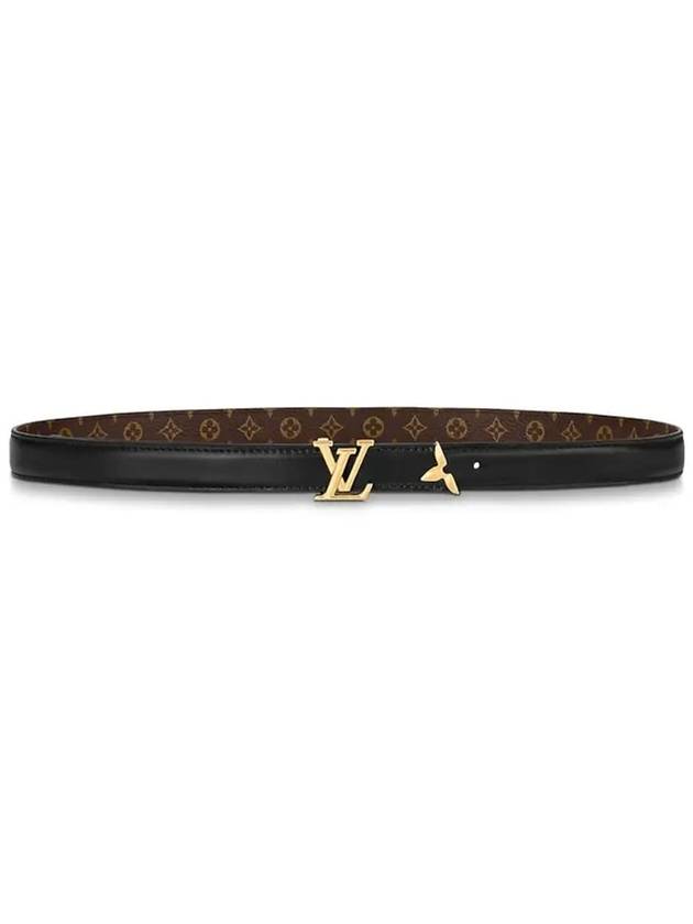 Pretty LV 20MM Reversible Leather Belt Black Brown - LOUIS VUITTON - BALAAN 1