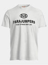 Men's Logo Printing Round Ivory Short Sleeve PMTEE BT04 505 - PARAJUMPERS - BALAAN 1