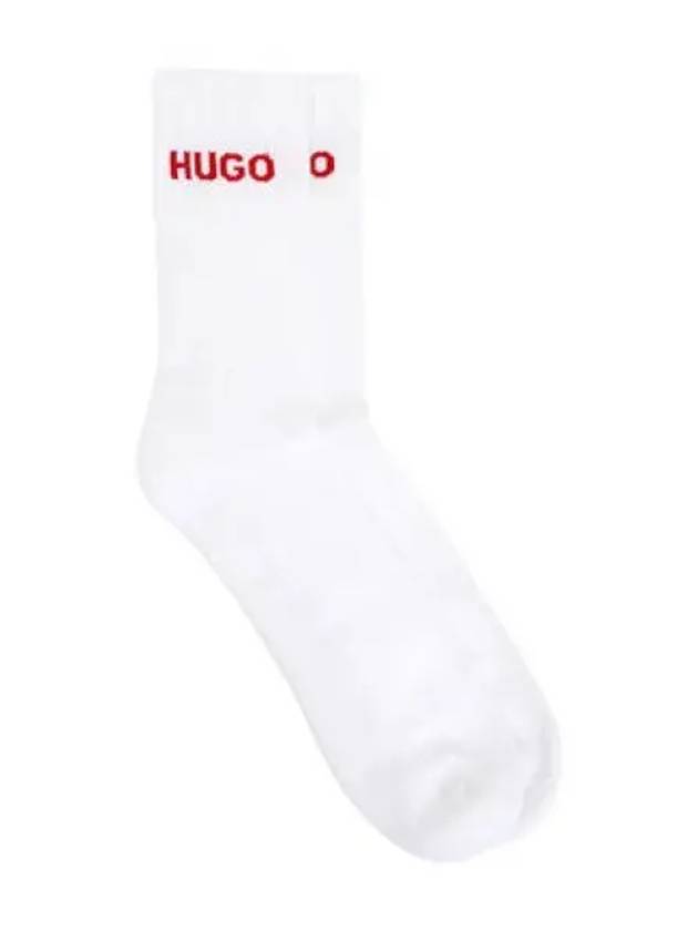 Logo Socks 6 Sets White - HUGO BOSS - BALAAN 2