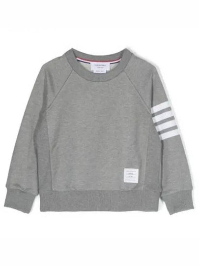 Kids Loopback Engineer 4 Bar Sweatshirt Grey - THOM BROWNE - BALAAN 2