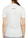 Women's Strike Mock Neck Short Sleeve T-Shirt White - HORN GARMENT - BALAAN 5