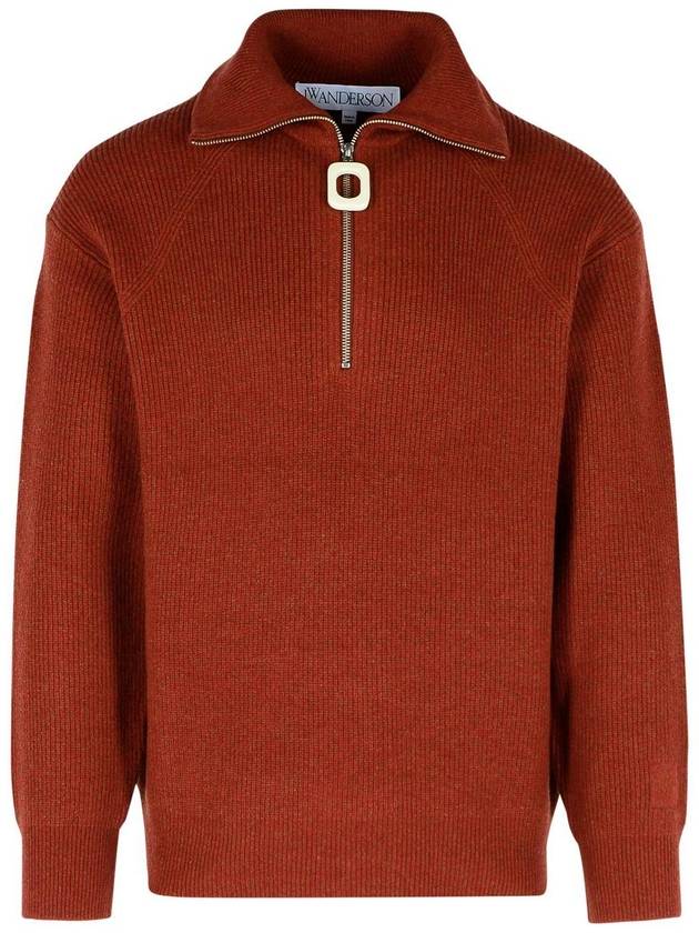 JW Anderson Brown Polyamide Blend Sweater - JW ANDERSON - BALAAN 1