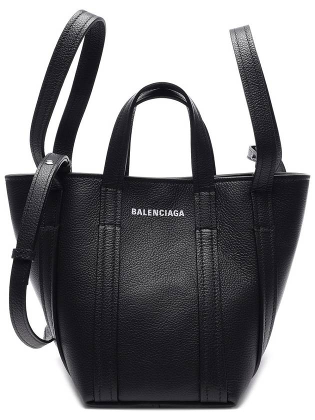 Everyday XS Grained Calfskin Shoulder Tote Bag Black - BALENCIAGA - BALAAN 2