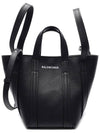 Everyday XS Grained Calfskin Shoulder Tote Bag Black - BALENCIAGA - BALAAN 3