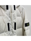 Kids Waffen Patch Hood Down Long Padded Jacket 14 Ivory 791640123 V0093 - STONE ISLAND - BALAAN 4