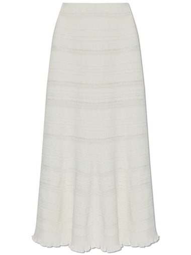 Lanvin Cotton Skirt, Women's, White - LANVIN - BALAAN 1