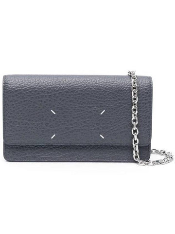 Stitch Large Chain Long Wallet Blue - MAISON MARGIELA - BALAAN 1