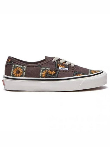 UA Authentic 44 DX Granny Check Low Top Sneaker Brown - VANS - BALAAN 1