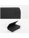 Logo Soft Grained Calfskin Card Wallet Anthracite - LOEWE - BALAAN 5