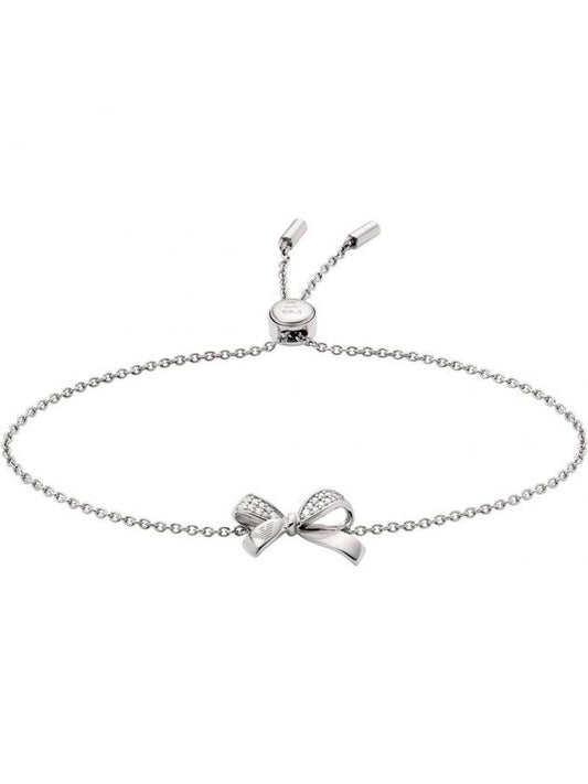 Women's Ribbon Bracelet Silver - EMPORIO ARMANI - BALAAN 1