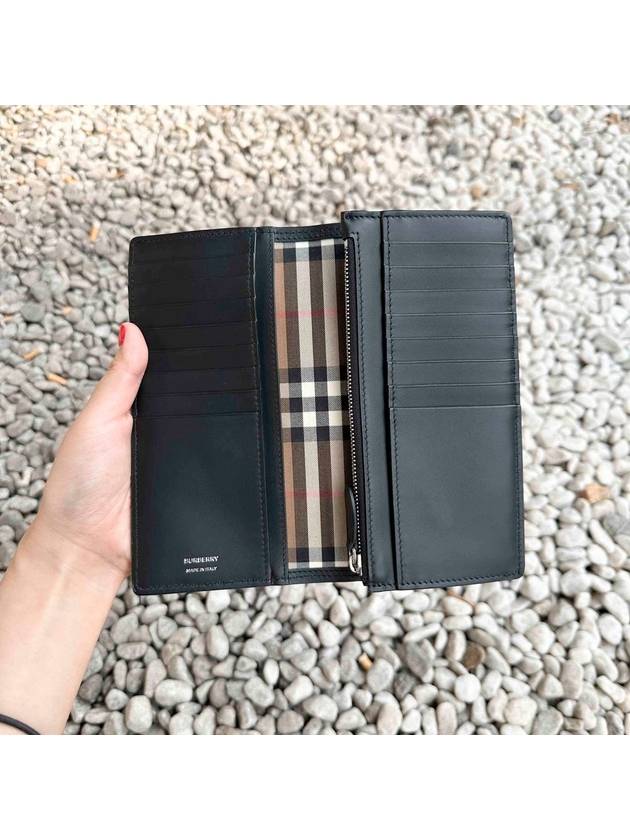 Cavendish leather long wallet 80840701 - BURBERRY - BALAAN 5